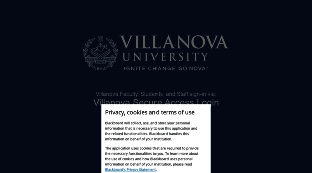 villanova.blackboard.com