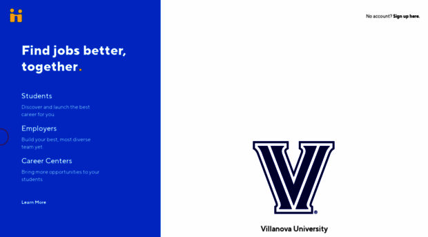 villanova.joinhandshake.com