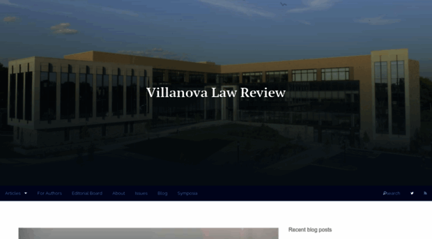 villanovalawreview.com