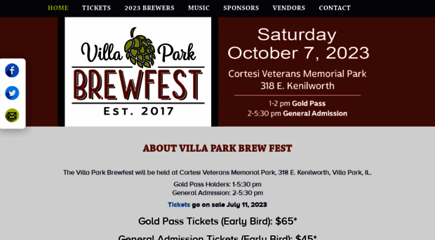 villaparkbrewfest.com