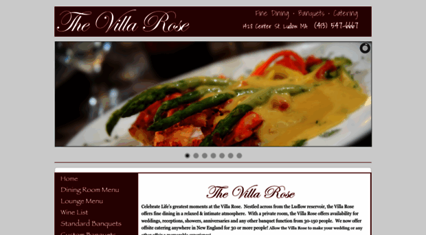 villaroserestaurant.com