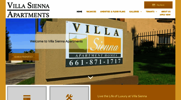 villasiennaapts.com