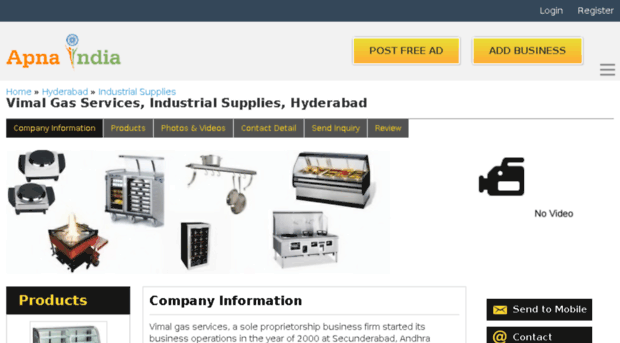 vimalgasservice-hyderabad.apnaindia.com