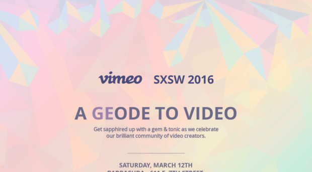 vimeoatsxsw2016.splashthat.com