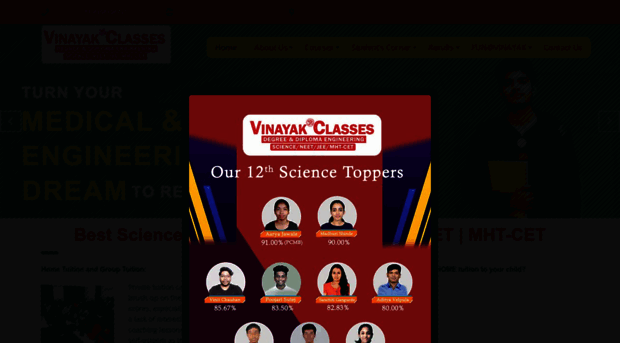 vinayakclasses.org