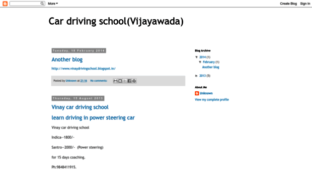 vinaycardrivingschool.blogspot.in