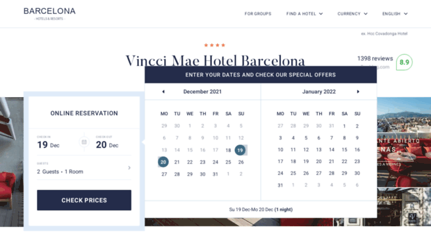 vincci-mae.hotelbcn-barcelona.com