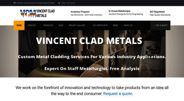 vincentcladmetals.com