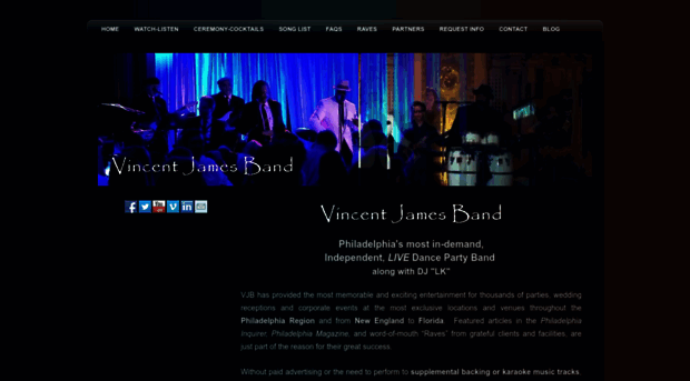 vincentjamesband.com