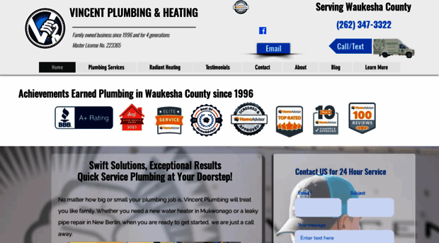 vincentplumbing.com