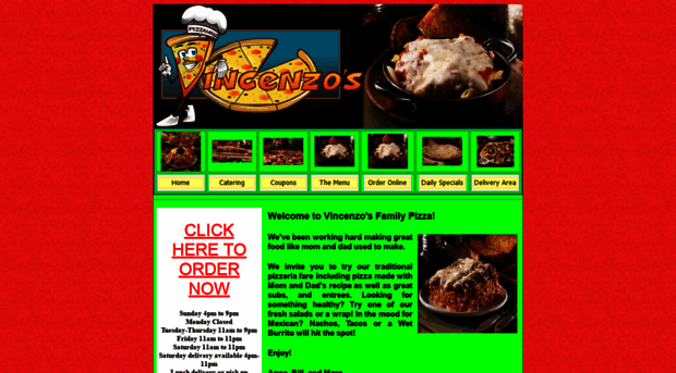 vincenzosfamilypizza.com