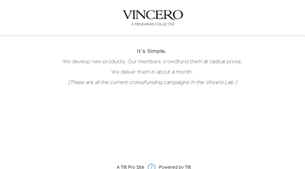 vincero.tilt.com