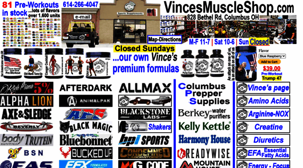 vincesmuscleshop.com