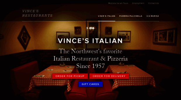 vincesrestaurants.com