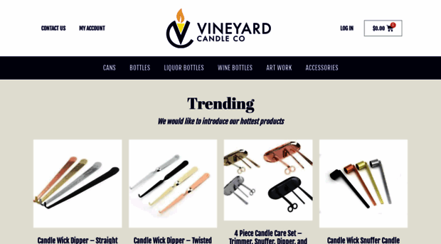 vineyardcandleco.com