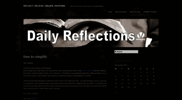 vineyarddailyreflections.wordpress.com