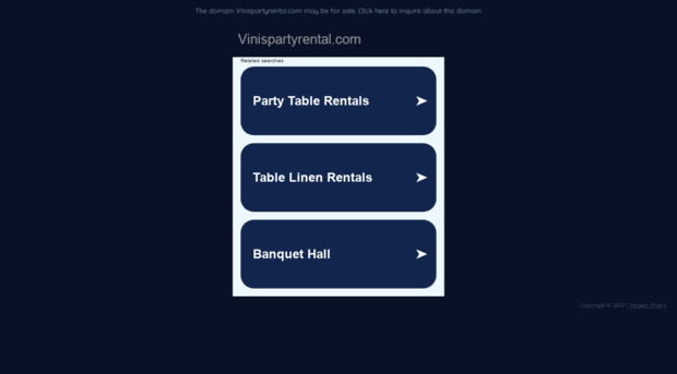 vinispartyrental.com