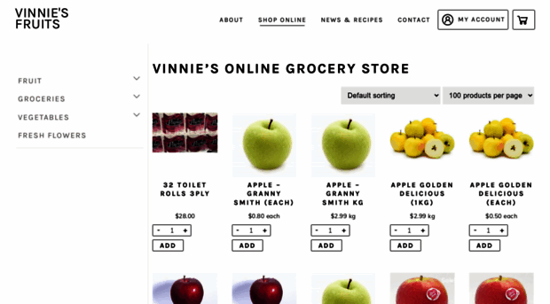 vinniesfruitsonline.com