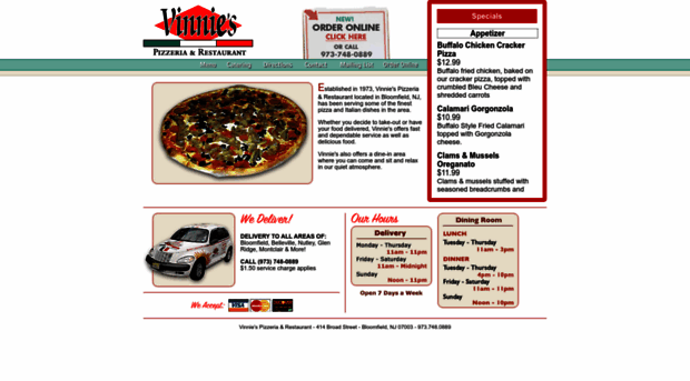 vinniespizza.com