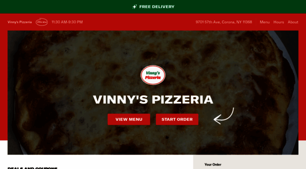 vinnyspizzeriany.com