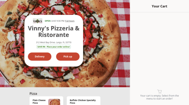 vinnyspizzeriaristorante.com