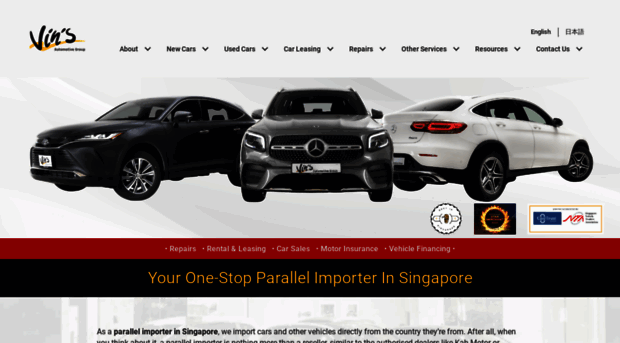 vinsautogroup.com.sg