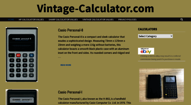 vintage-calculator.com