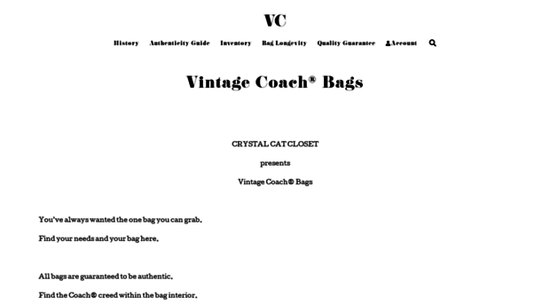 vintagecoachbags.com