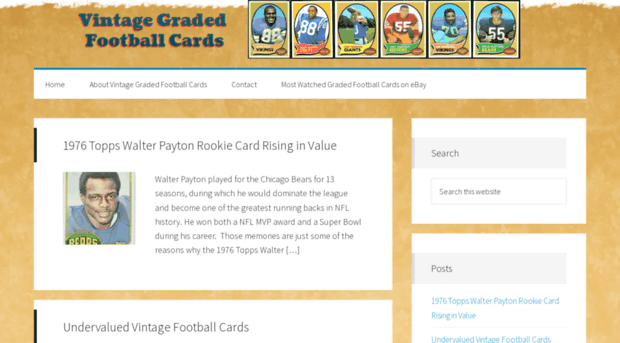 vintagegradedfootballcards.com