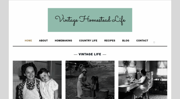 vintagehomesteadlife.com