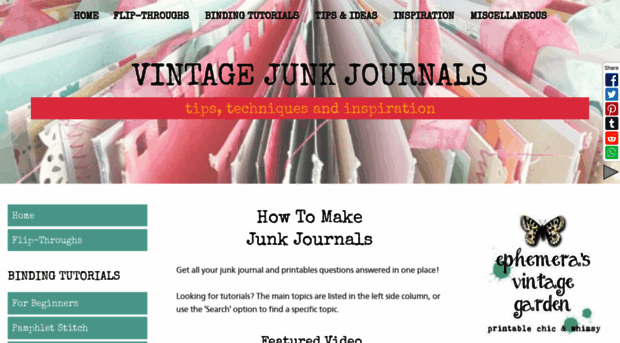 vintagejunkjournals.com