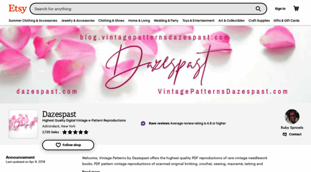 vintagepatternsdazespast.com