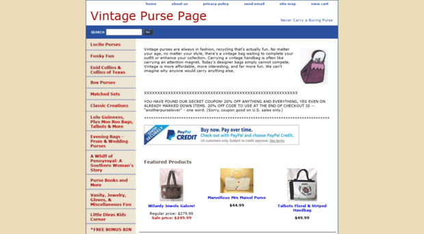 vintagepursepage.com