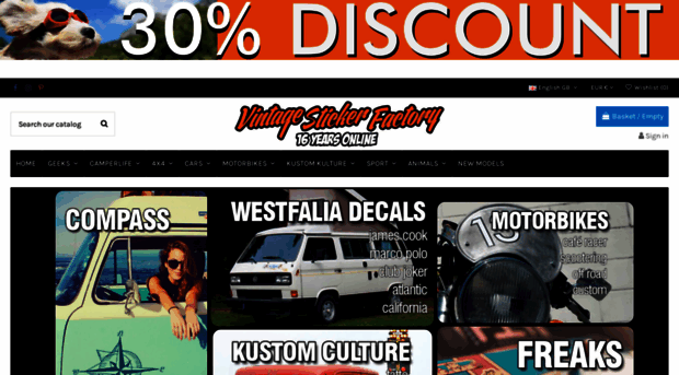 vintagestickerfactory.com