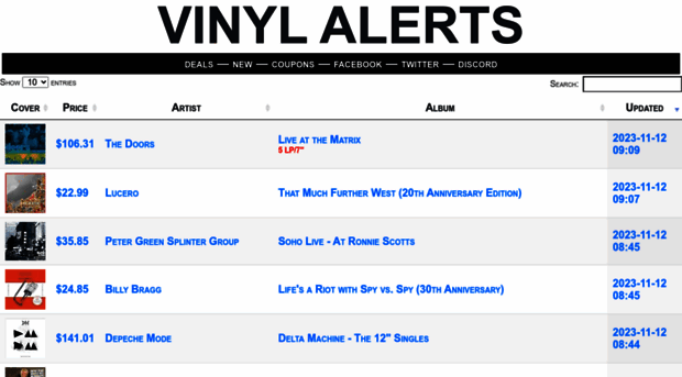 vinylalerts.com