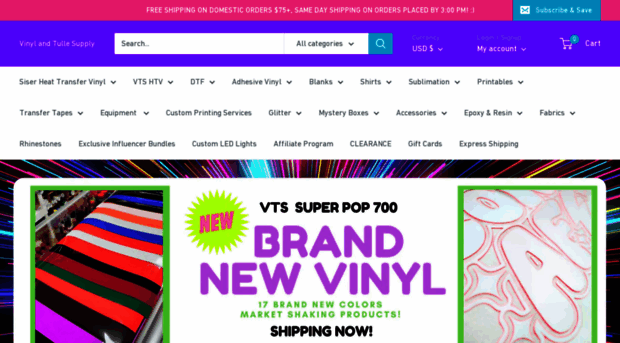 vinylandtullesupply.com