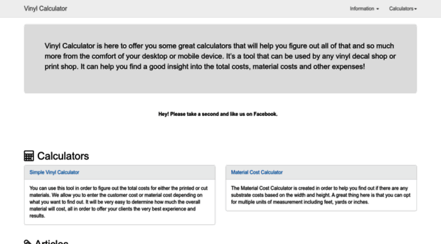 vinylcalculator.com