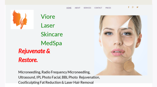 viorelaserskincarecentre.com