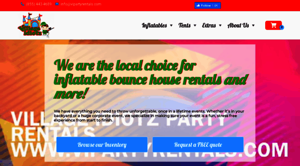 vipartyrentals.com