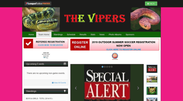 vipers.bramptonnorthsoccer.com