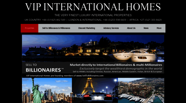 vipinternationalhomes.com