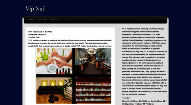vipnailsalexandria.com