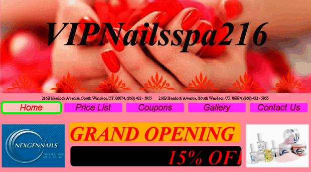 vipnailsspa216.com