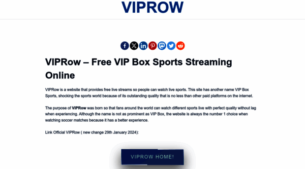 Vipbox discount free stream