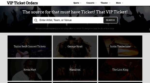 vipticketorders.com - VIP Ticket Orders Events Near ... - VIP Ticket Orders
