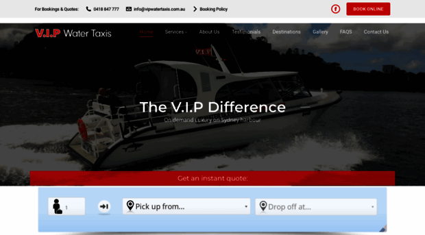 vipwatertaxis.com.au