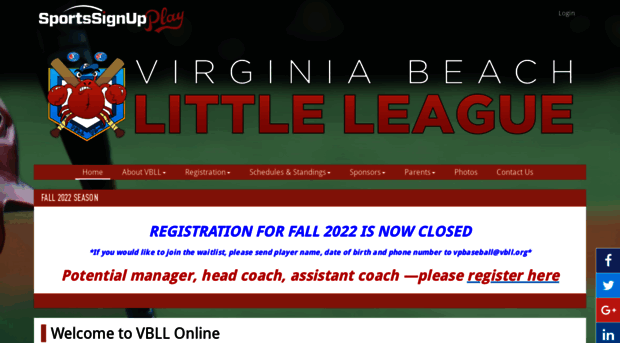 virginiabeachll.sportssignup.com