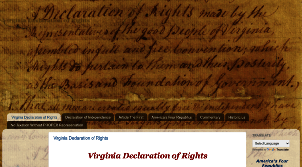 virginiadeclarationofrights.com