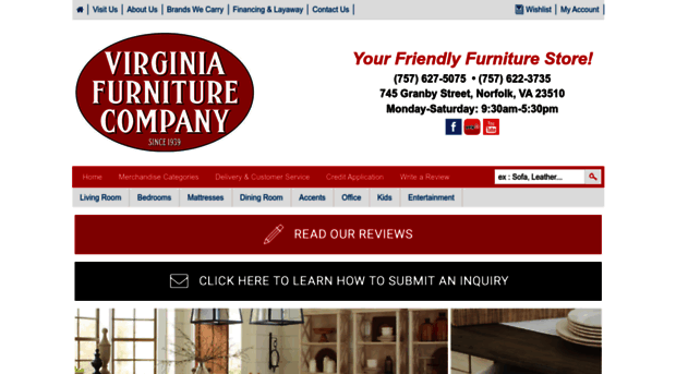 virginiafurniturecompany.com