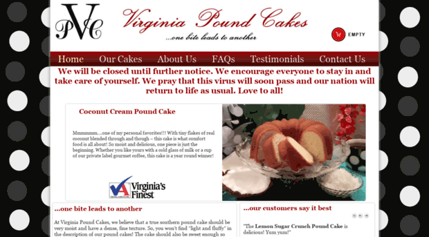 virginiapoundcakes.com